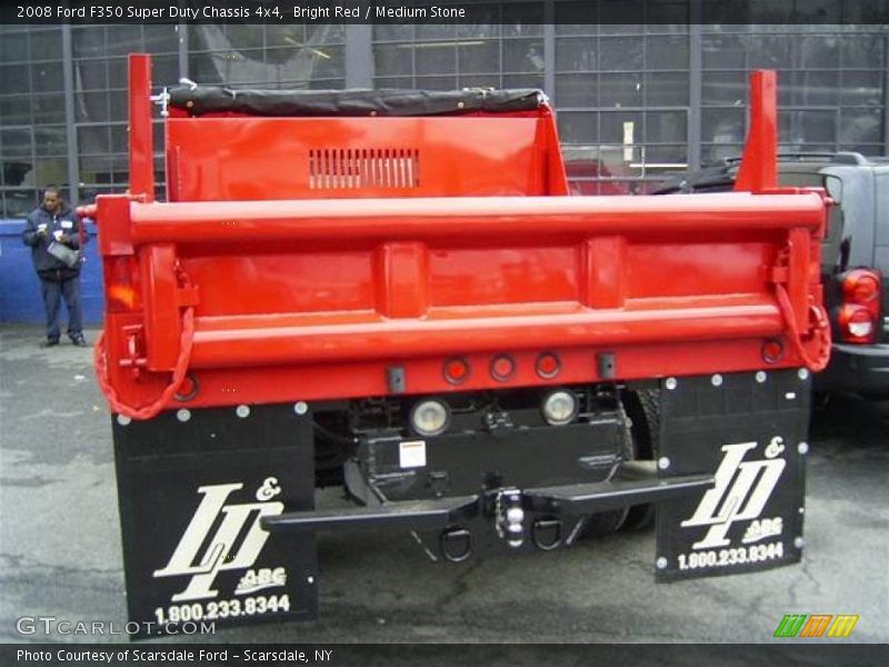 Bright Red / Medium Stone 2008 Ford F350 Super Duty Chassis 4x4