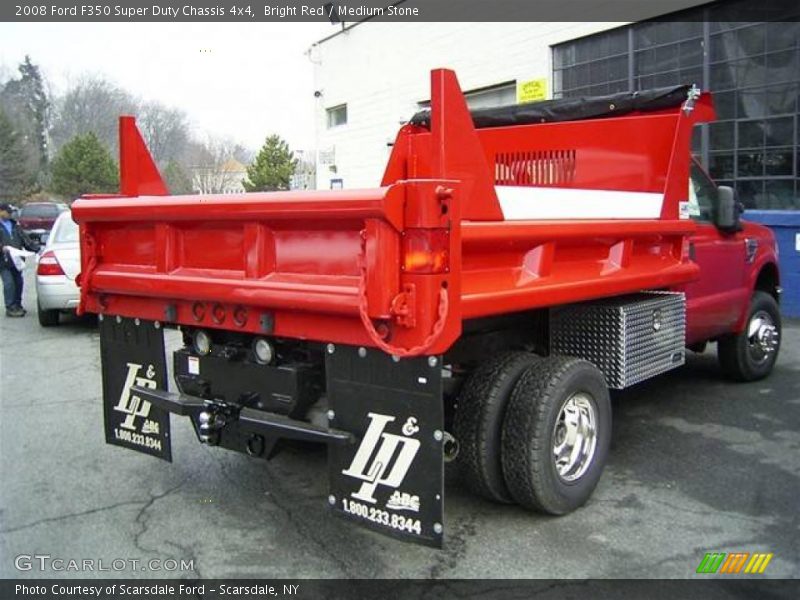 Bright Red / Medium Stone 2008 Ford F350 Super Duty Chassis 4x4