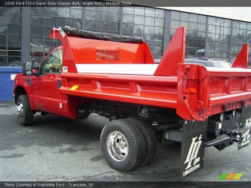 Bright Red / Medium Stone 2008 Ford F350 Super Duty Chassis 4x4