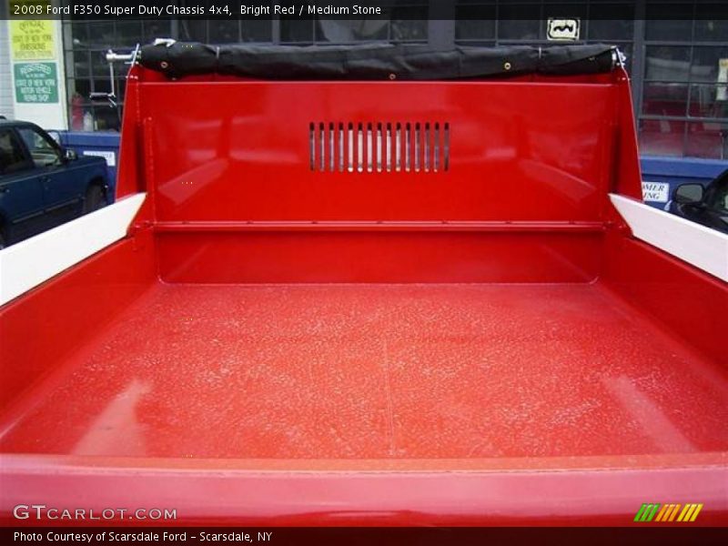 Bright Red / Medium Stone 2008 Ford F350 Super Duty Chassis 4x4