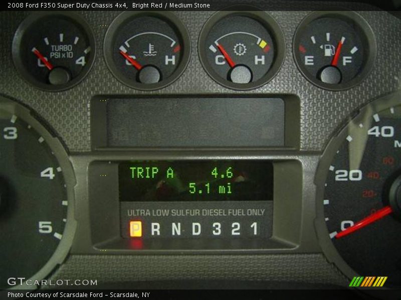 Bright Red / Medium Stone 2008 Ford F350 Super Duty Chassis 4x4