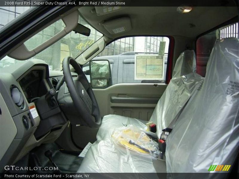 Bright Red / Medium Stone 2008 Ford F350 Super Duty Chassis 4x4