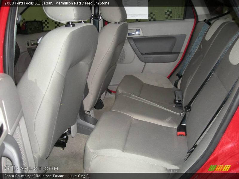 Vermillion Red / Medium Stone 2008 Ford Focus SES Sedan