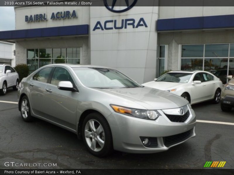 Palladium Metallic / Ebony 2010 Acura TSX Sedan