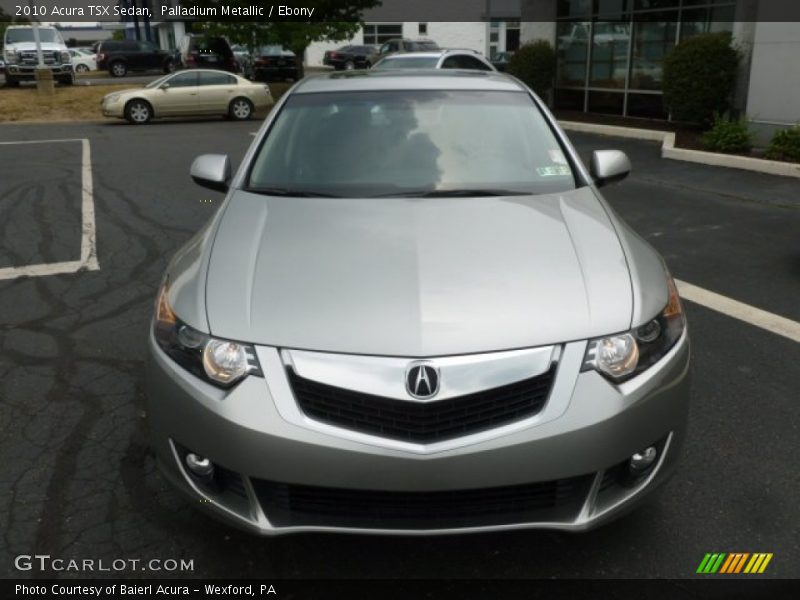 Palladium Metallic / Ebony 2010 Acura TSX Sedan