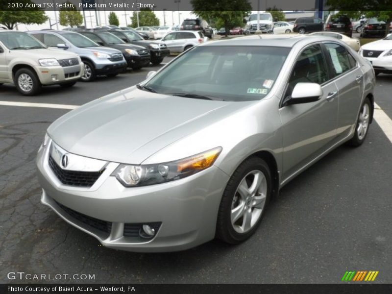 Palladium Metallic / Ebony 2010 Acura TSX Sedan