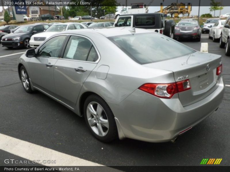 Palladium Metallic / Ebony 2010 Acura TSX Sedan