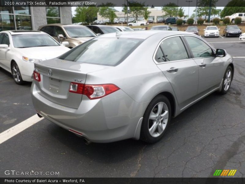 Palladium Metallic / Ebony 2010 Acura TSX Sedan