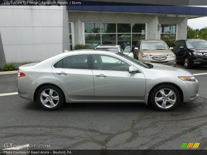 Palladium Metallic / Ebony 2010 Acura TSX Sedan