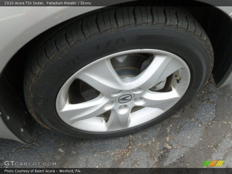Palladium Metallic / Ebony 2010 Acura TSX Sedan