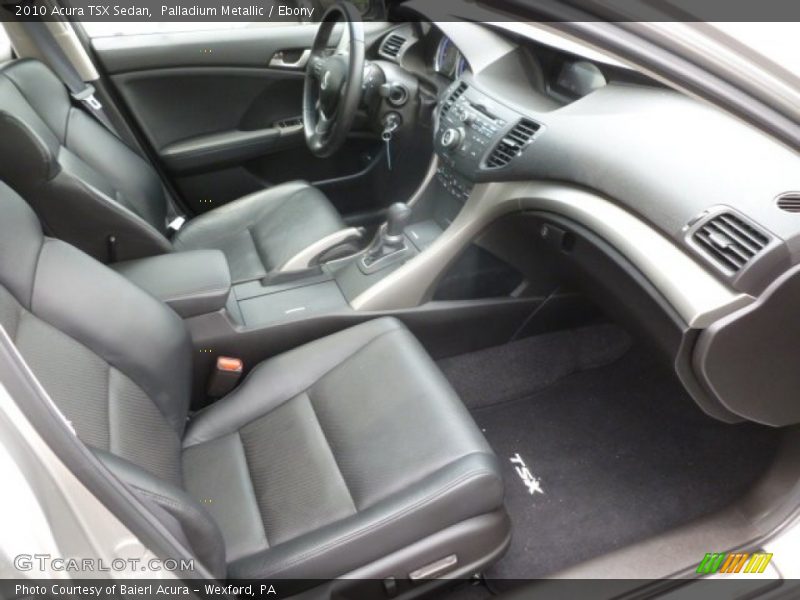 Palladium Metallic / Ebony 2010 Acura TSX Sedan