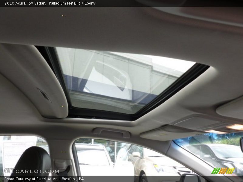 Palladium Metallic / Ebony 2010 Acura TSX Sedan