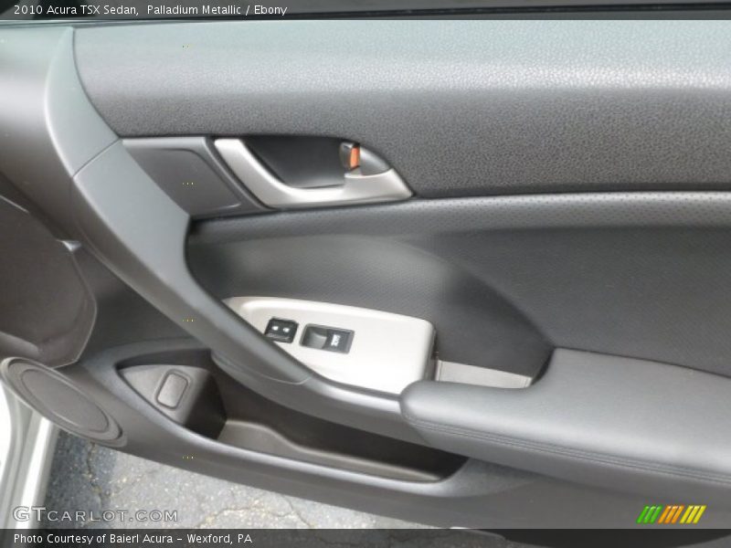 Palladium Metallic / Ebony 2010 Acura TSX Sedan