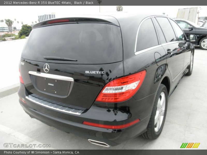 Black / Black 2012 Mercedes-Benz R 350 BlueTEC 4Matic