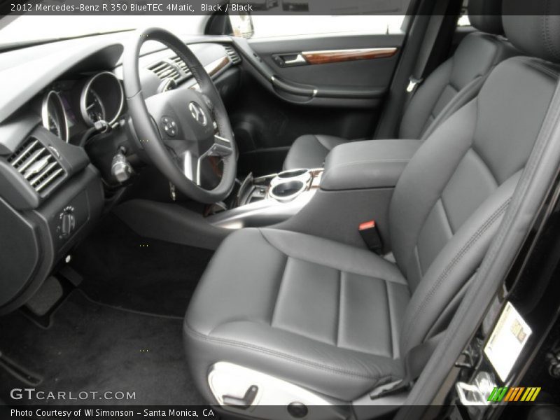  2012 R 350 BlueTEC 4Matic Black Interior