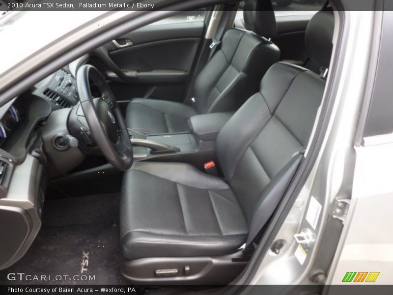Palladium Metallic / Ebony 2010 Acura TSX Sedan