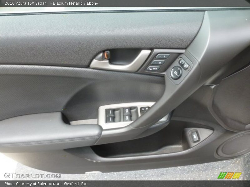 Palladium Metallic / Ebony 2010 Acura TSX Sedan