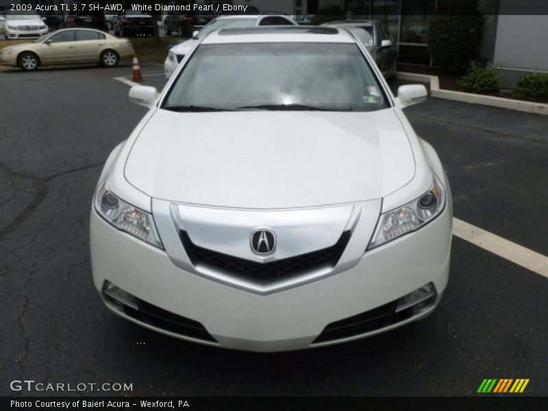 White Diamond Pearl / Ebony 2009 Acura TL 3.7 SH-AWD