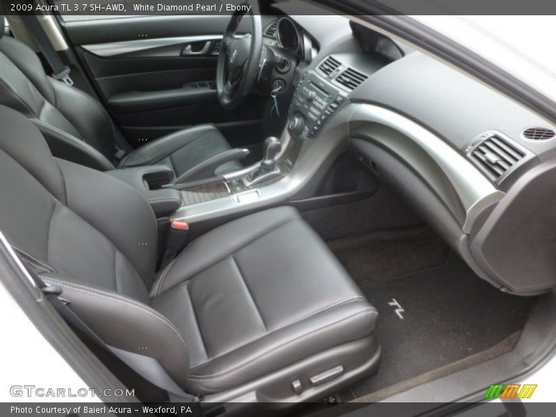 White Diamond Pearl / Ebony 2009 Acura TL 3.7 SH-AWD