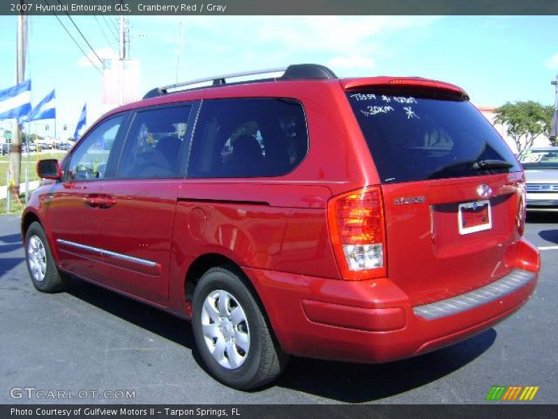 Cranberry Red / Gray 2007 Hyundai Entourage GLS