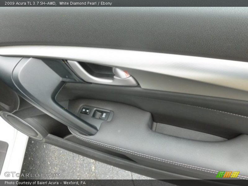 White Diamond Pearl / Ebony 2009 Acura TL 3.7 SH-AWD