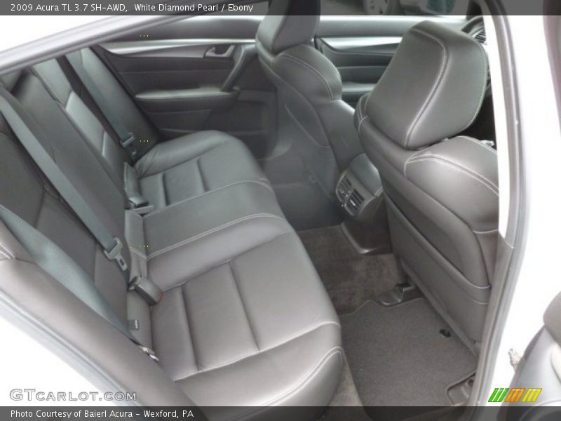 White Diamond Pearl / Ebony 2009 Acura TL 3.7 SH-AWD