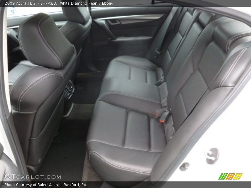 White Diamond Pearl / Ebony 2009 Acura TL 3.7 SH-AWD