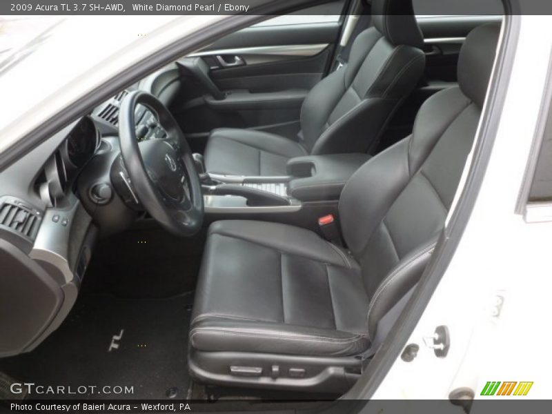 White Diamond Pearl / Ebony 2009 Acura TL 3.7 SH-AWD