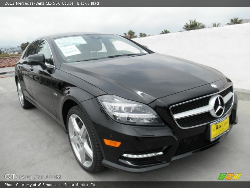 Black / Black 2012 Mercedes-Benz CLS 550 Coupe