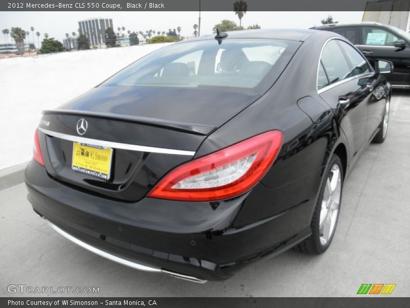 Black / Black 2012 Mercedes-Benz CLS 550 Coupe