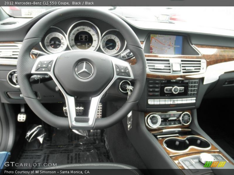 Black / Black 2012 Mercedes-Benz CLS 550 Coupe