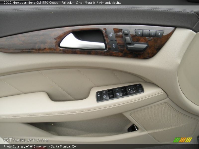Palladium Silver Metallic / Almond/Mocha 2012 Mercedes-Benz CLS 550 Coupe