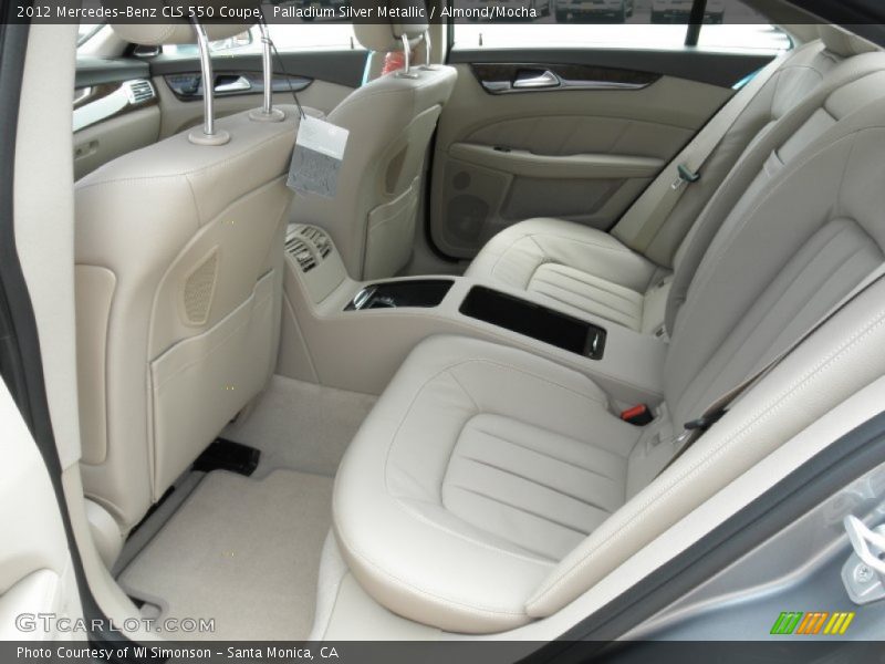 Palladium Silver Metallic / Almond/Mocha 2012 Mercedes-Benz CLS 550 Coupe