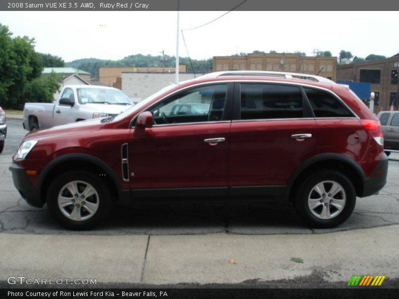 Ruby Red / Gray 2008 Saturn VUE XE 3.5 AWD