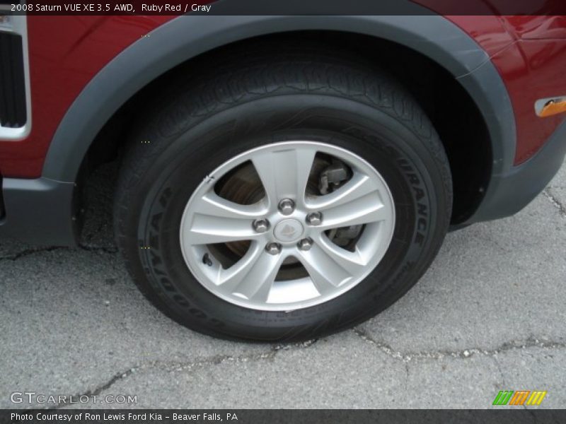 Ruby Red / Gray 2008 Saturn VUE XE 3.5 AWD
