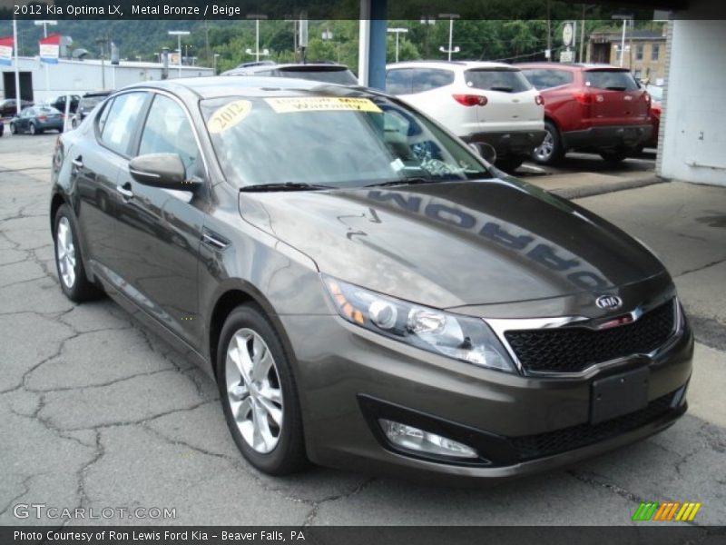 Metal Bronze / Beige 2012 Kia Optima LX