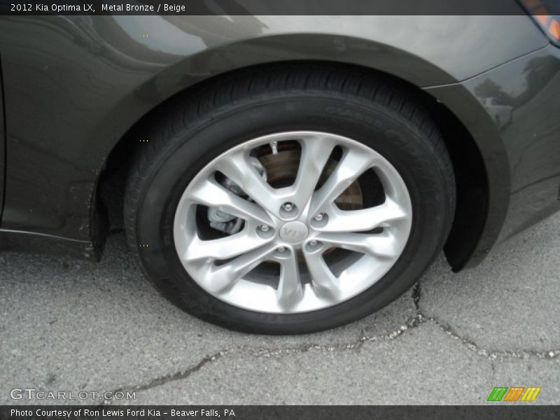Metal Bronze / Beige 2012 Kia Optima LX