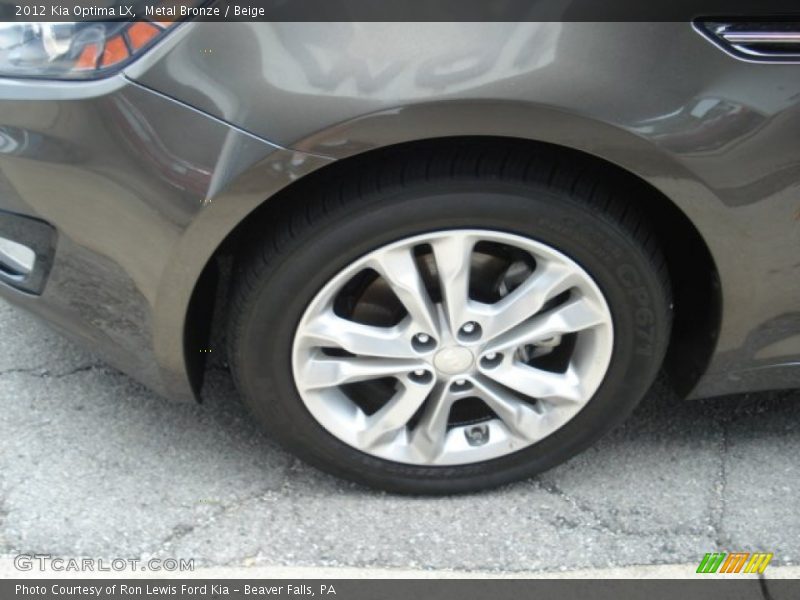 Metal Bronze / Beige 2012 Kia Optima LX
