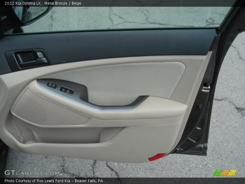 Metal Bronze / Beige 2012 Kia Optima LX