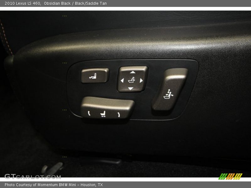 Obsidian Black / Black/Saddle Tan 2010 Lexus LS 460