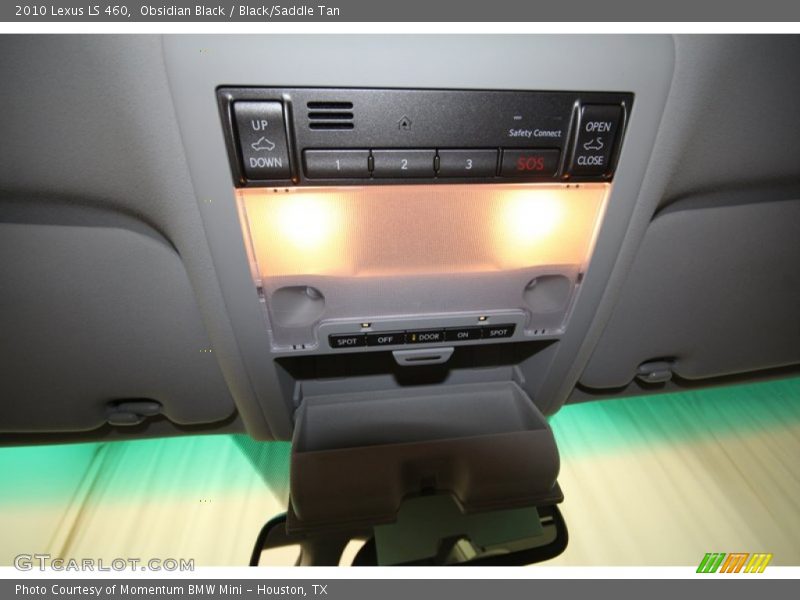 Obsidian Black / Black/Saddle Tan 2010 Lexus LS 460