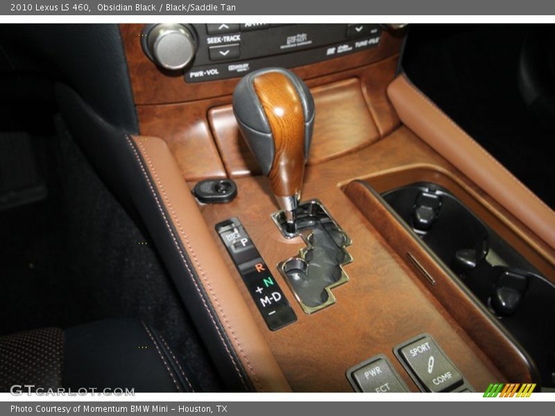 Obsidian Black / Black/Saddle Tan 2010 Lexus LS 460