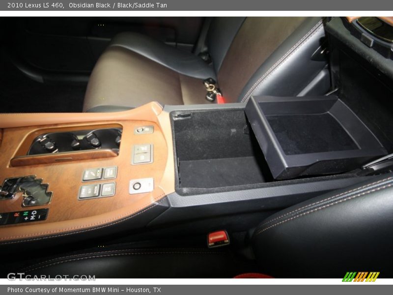 Obsidian Black / Black/Saddle Tan 2010 Lexus LS 460