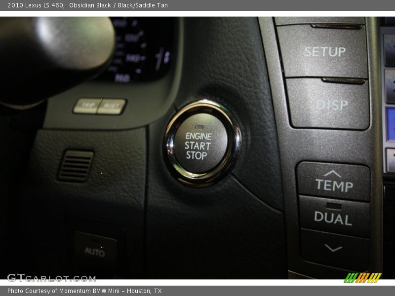 Obsidian Black / Black/Saddle Tan 2010 Lexus LS 460