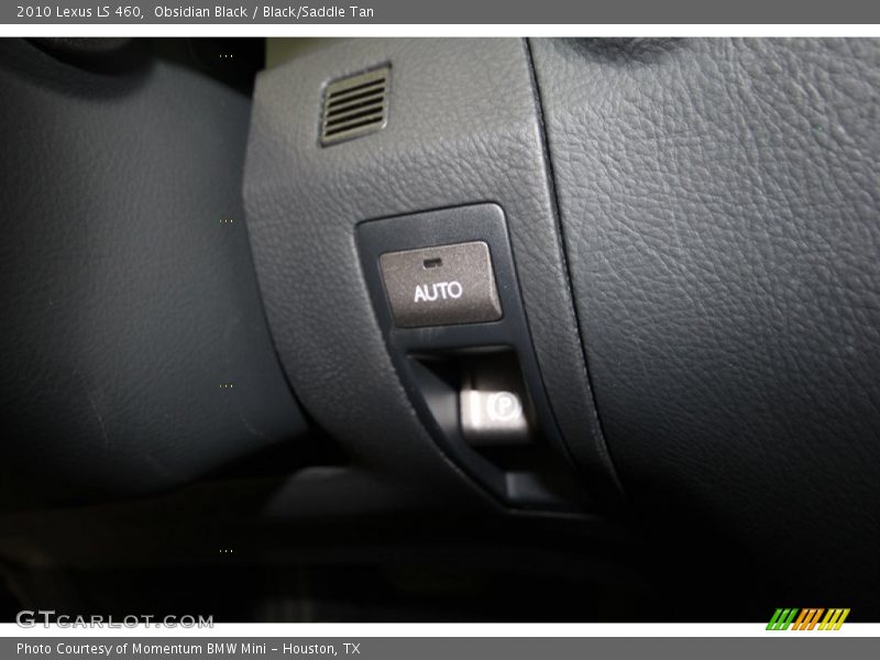 Obsidian Black / Black/Saddle Tan 2010 Lexus LS 460