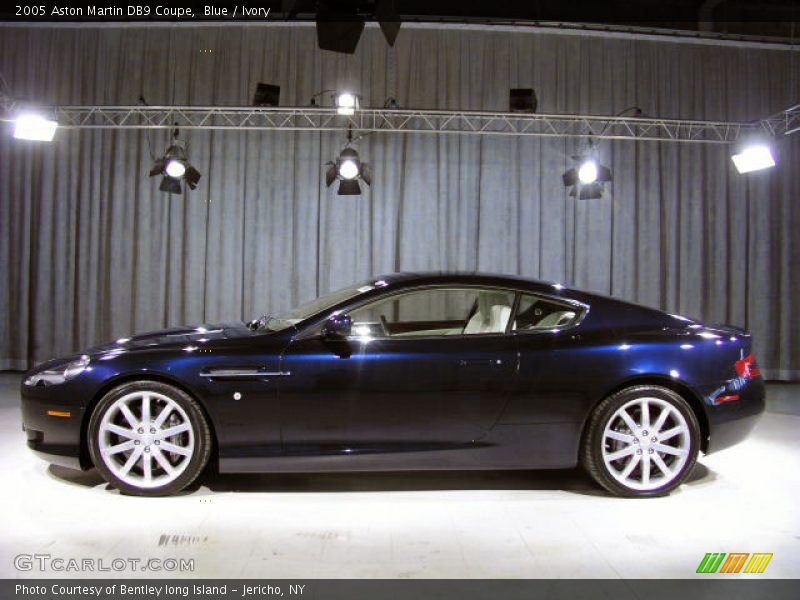 Blue / Ivory 2005 Aston Martin DB9 Coupe