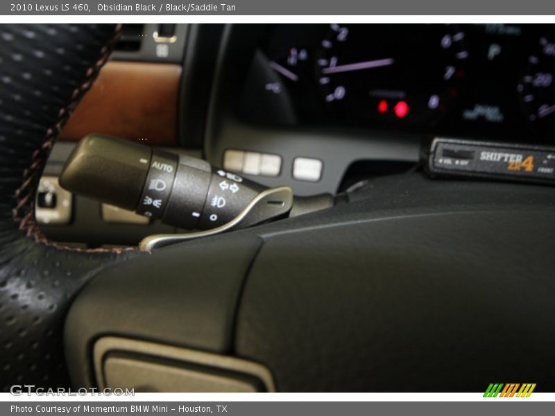 Obsidian Black / Black/Saddle Tan 2010 Lexus LS 460