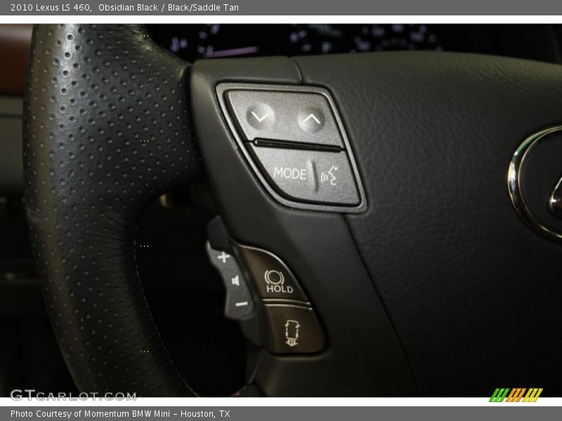 Obsidian Black / Black/Saddle Tan 2010 Lexus LS 460