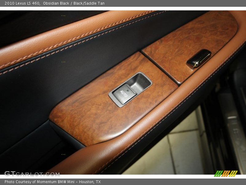Obsidian Black / Black/Saddle Tan 2010 Lexus LS 460