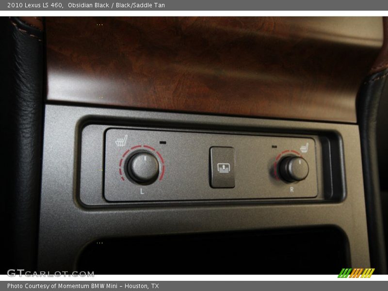 Obsidian Black / Black/Saddle Tan 2010 Lexus LS 460